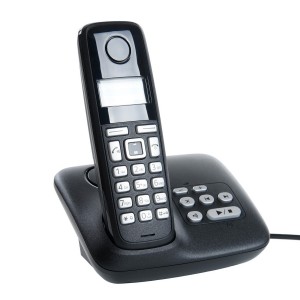 cordless dect phone with charging station and answering machine